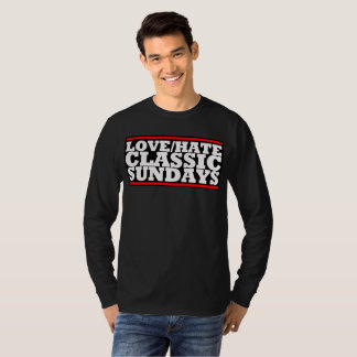 T-shirt LOVE/HATE - CLASSIC SUNDAYS Basic Long Sleeve Tee