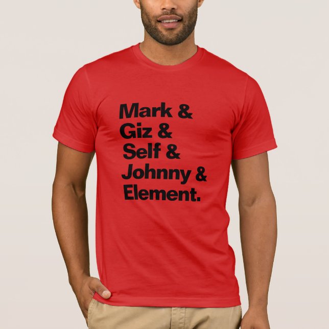 T-shirt Love/Hate Starting 5 (Devant)