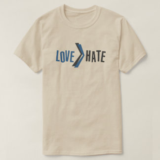 T-shirt Love Hate T shirt Collection