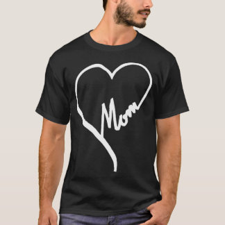 T-shirt Love Heart Maman