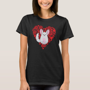 T-shirt Love Heart Valentine's Day Rose Chinchilla Boys K