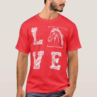 T-shirt Love Horse