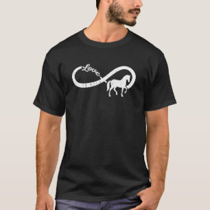 T-shirt Love Horse Coeur équitation Graphisme Vêtements Po