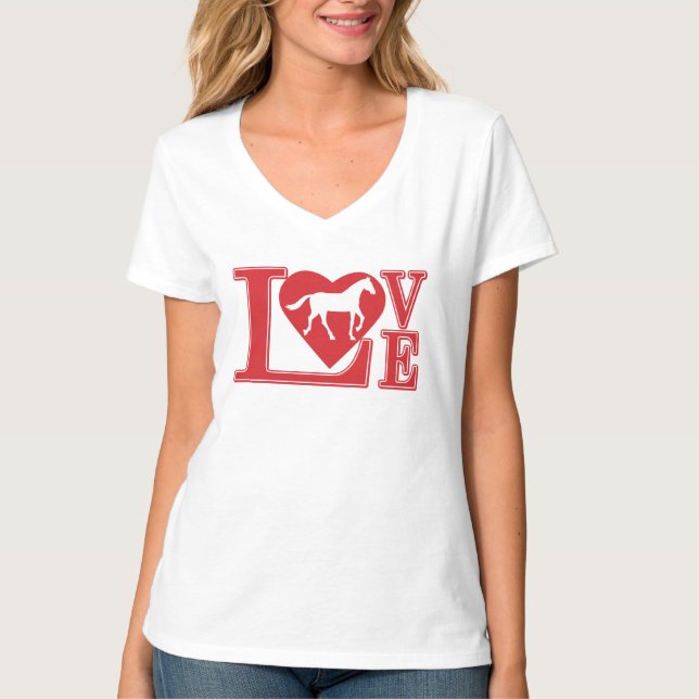 T-shirt Love Horses (Devant)