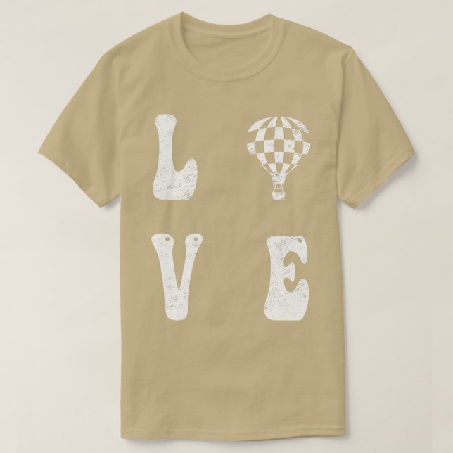 T-shirt Love Hot Air Balloons (Design devant)