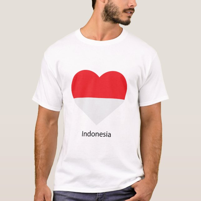 T-shirt Love Indonesia (Devant)