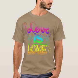 T-shirt Love is Love LGB LGBQ Gay CSD 2