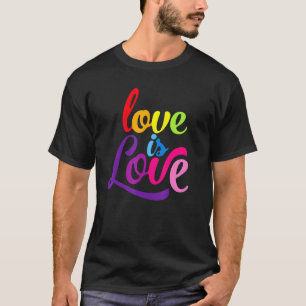T-shirt Love Is Love Support Lgbt Gay pride Kindness Rainb