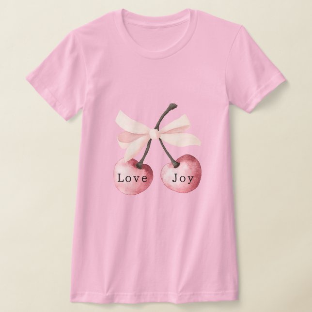 T-shirt Love Joy Cherries (Poser)