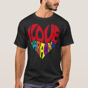 T-shirt Love Karaoke Cadeaux Funny Party Chanter Cadeau po
