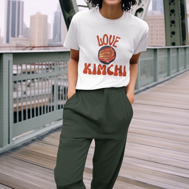 T-shirt Love Kimchi (Créateur téléchargé)