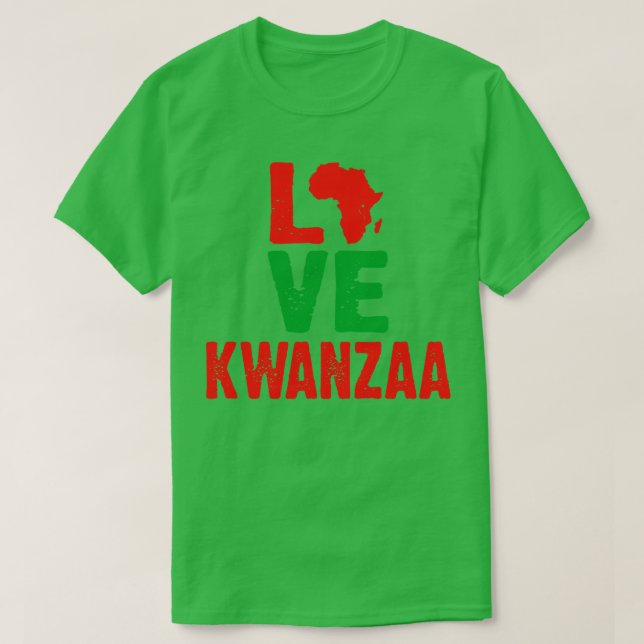 T-shirt Love Kwanzaa (Design devant)