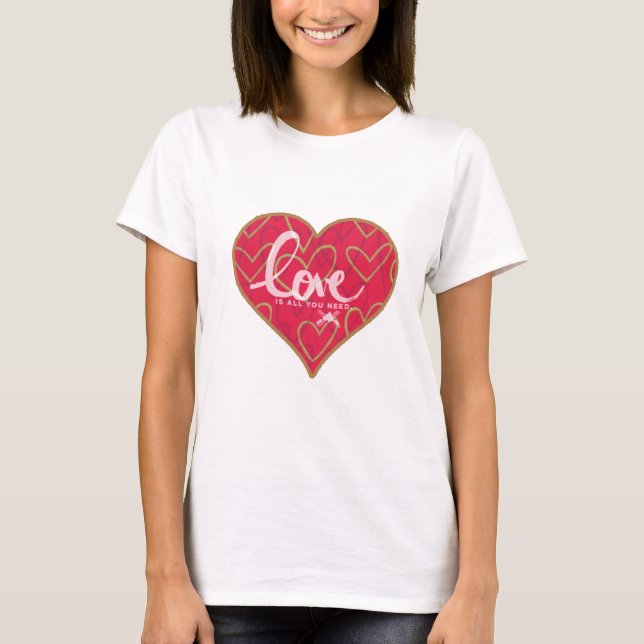 T-shirt Love Ladies (Devant)