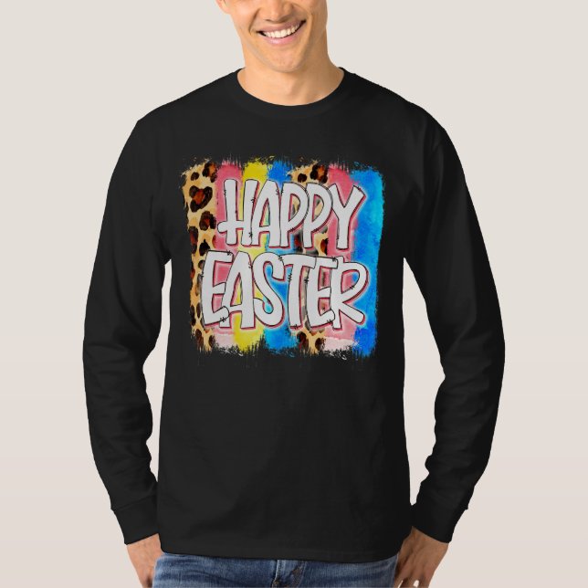 T-shirt Love Leopard, Happy Ears Bunny de Pâques (Devant)