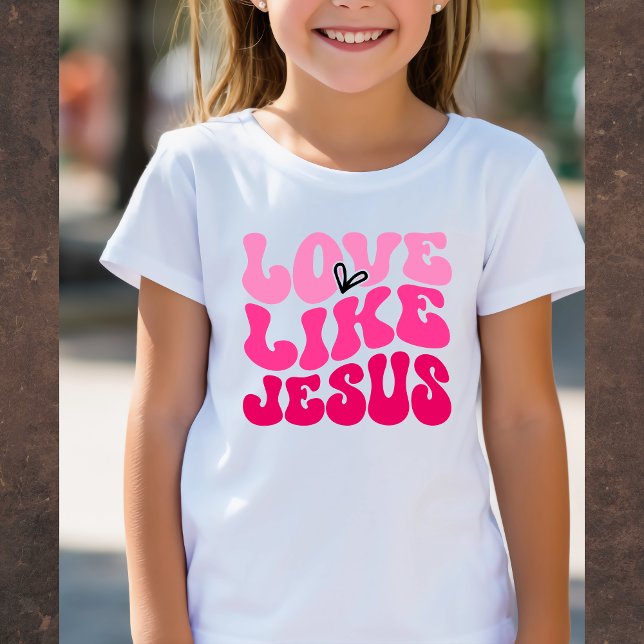 T-Shirt Love Like Jesus Valentine's Tee (Créateur téléchargé)