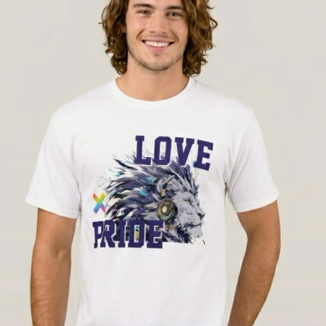 T-shirt LOVE × LION Ver. B - Custom (Créateur téléchargé)