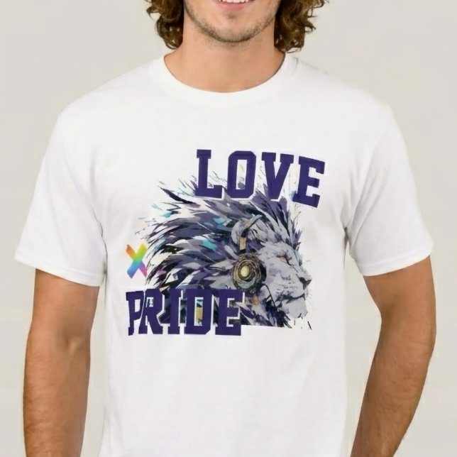 T-shirt LOVE × LION Ver. B - Custom (Créateur téléchargé)