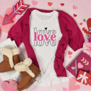T-shirt Love Love Love Love Valentine's Day