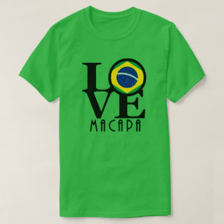 T-shirt LOVE Macapa (impression avant)