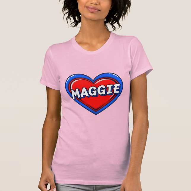 T-shirt Love Maggie (Devant)
