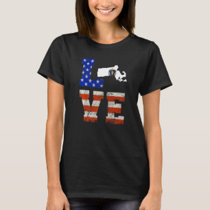 T-shirt Love Massachusetts