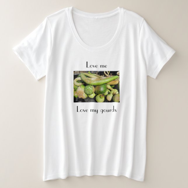 T-shirt Love Me Love My Gourds pour l'amoureux de  (Design devant)