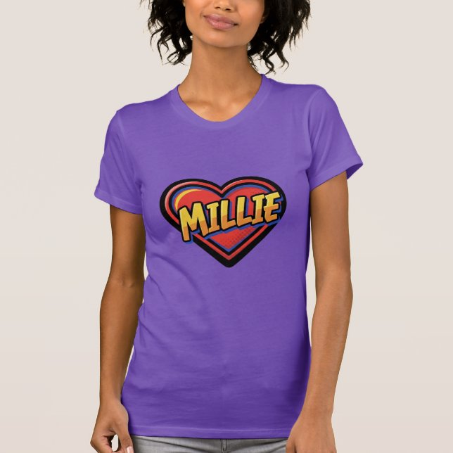 T-shirt Love Millie (Devant)