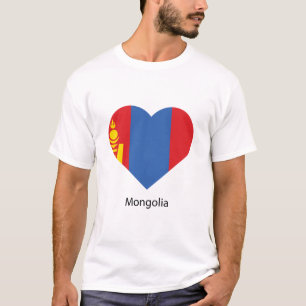 T-shirt Love Mongolie