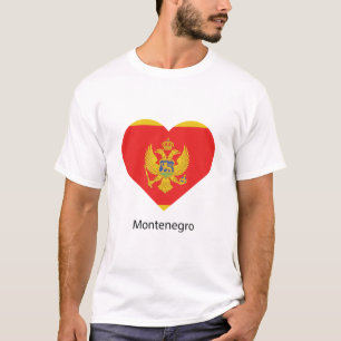 T-shirt Love Monténégro