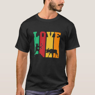 T-shirt Love Moose Hunting Deer Elk Hunting