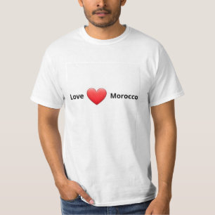 T-shirt ❤️ Love Morocco   I ❤️ Morocco