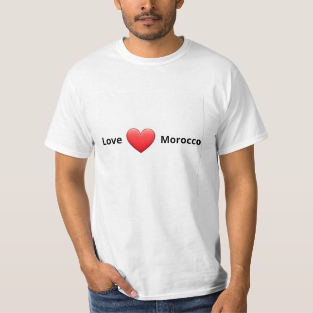 T-shirt ❤️ Love Morocco | I ❤️ Morocco (Devant)