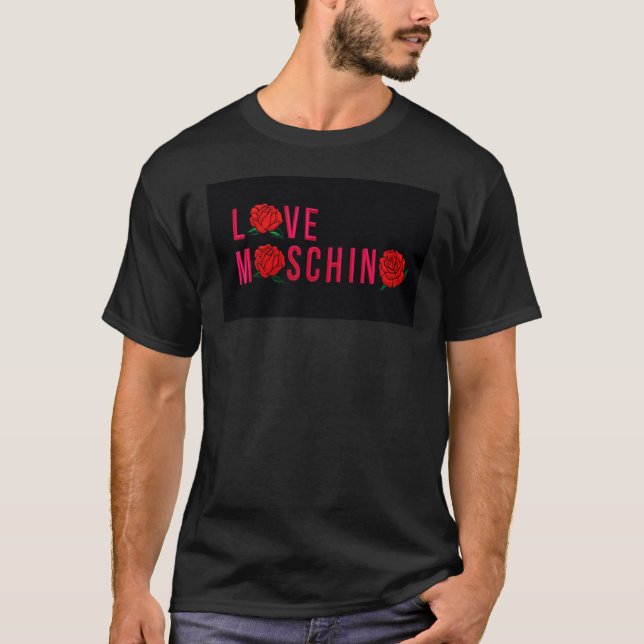 T-shirt Love Moschino Rose833 (Devant)