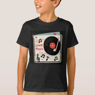 T-shirt Love Music