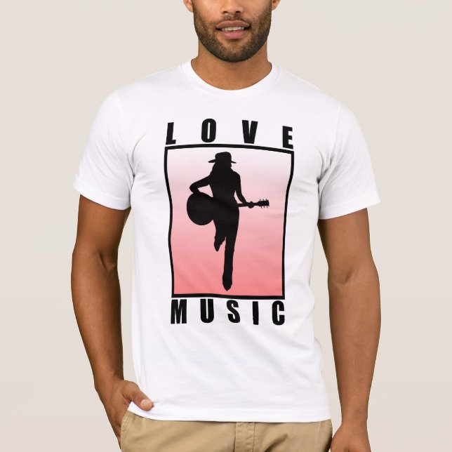 T-SHIRT LOVE MUSIC 1 (Devant)