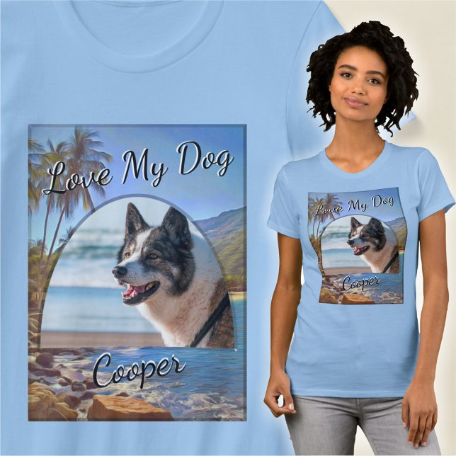 T-shirt Love My Dog Yelapa Beach 761 (Créateur téléchargé)
