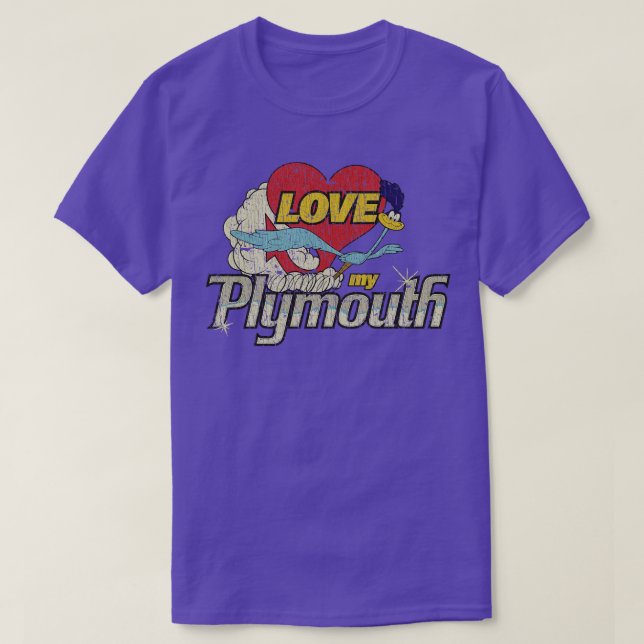 T-shirt Love My Plymouth 1969 (Design devant)