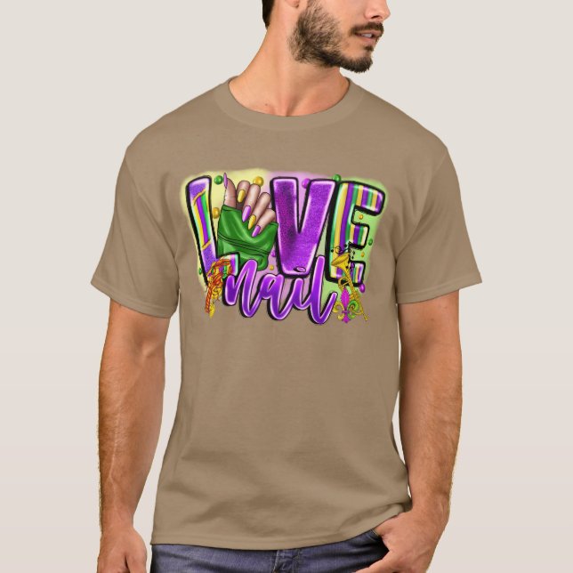 T-shirt Love Nail vintage (Devant)