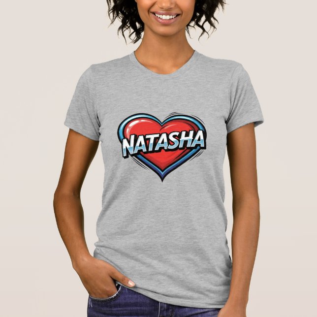 T-shirt Love Natasha (Devant)
