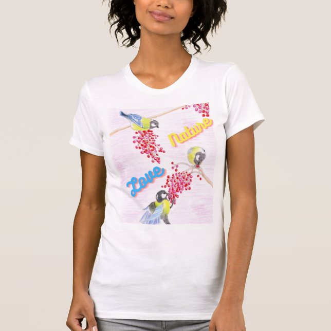 T-shirt Love Nature (Devant)