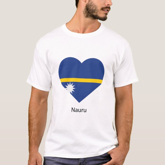 T-shirt Love Nauru (Devant)