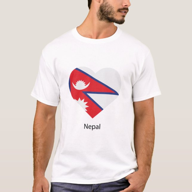 T-shirt Love Nepal (Devant)