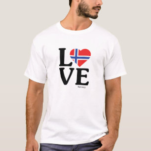 T-shirt Love Norvège