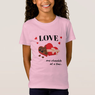 T-Shirt Love One Chocolate at a Time Drôle Citation