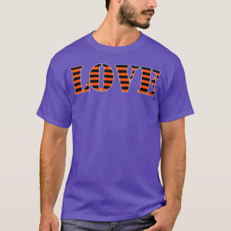 T-shirt LOVE ORANGE rétro