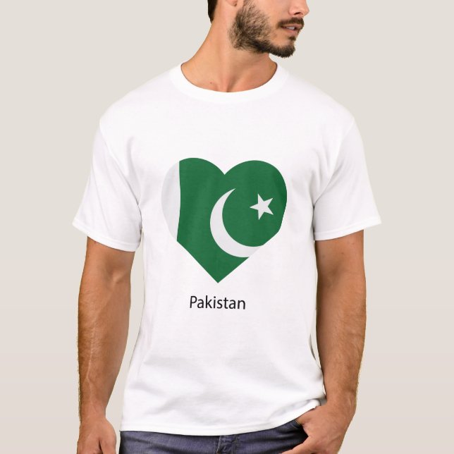 T-shirt Love Pakistan (Devant)
