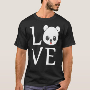 T-shirt Love Panda Bear Cute Panda Bear Classic