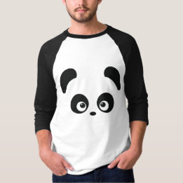 T-shirt Love Panda® Vêtements Raglan pour hommes