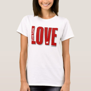 T-shirt Love (Papillon - Personnaliser) Chemise