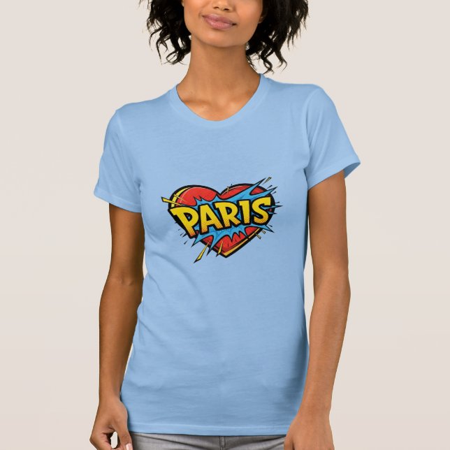 T-shirt Love Paris (Devant)